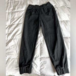 COPY - Aritzia Wilfred Dark Grey Wool Cashmere Pull On Joggers